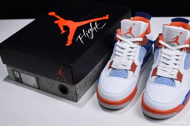 Rep 4 Air 308497-171 Crimson-Royal Jordan Bright White Blue 0717